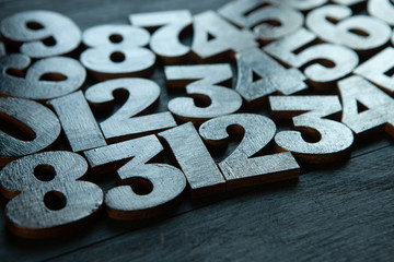 Background of numbers. from zero to nine. Numbers texture. Finance data concept. Mathematic....