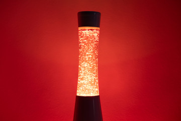 Red lava lamp