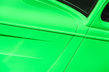 emerald green vehicle panel
