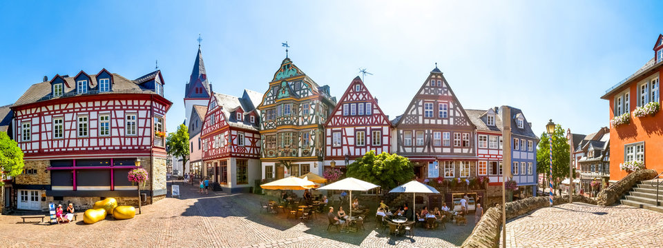 Altstadt von Idstein, Taunus, Hessen, Deutschland 