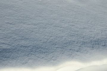 Beautiful snowdrift as background, closeup view. Winter weather