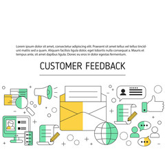 Customer feedback concept