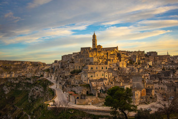 Fototapeta premium Matera, a beautiful stone city and capital of culture.