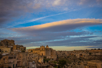 Fototapeta premium Matera, a beautiful stone city and capital of culture.