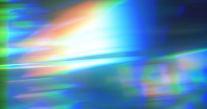  abstract dynamic blue background in the form of aberration and glare from glass and crystal