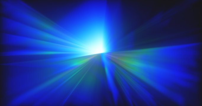  abstract dynamic blue background in the form of aberration and glare from glass and crystal