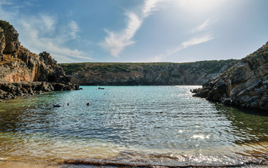 Cala Domestica beach, Buggerru, Sardinia, Italy