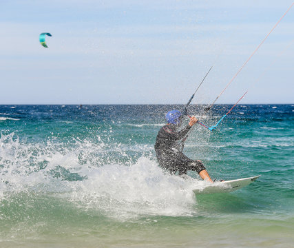 Kiteboarding on the Sea of Cortez