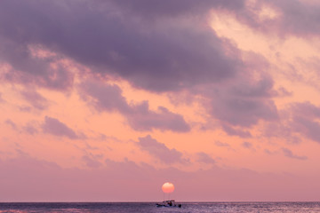 Amanecer en Playa del Carmen