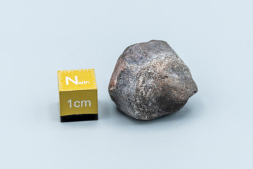 Chondrite Meteorite L6W2 Type isolated, piece of rock formed as an asteroid in the universe at...