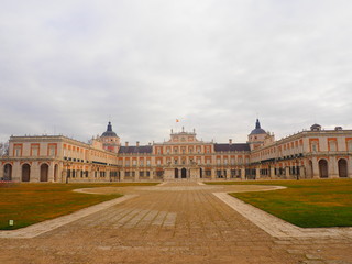 Fototapeta na wymiar Palacio Real de Aranjuez