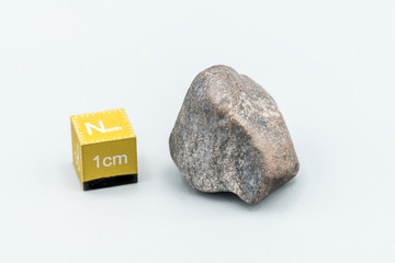 Chondrite Meteorite L6W2 Type isolated, piece of rock formed as an asteroid in the universe at...
