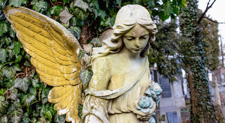 Death angel in the image of a woman