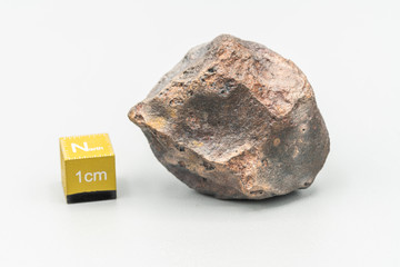 Chondrite Meteorite L6W2 Type isolated, piece of rock formed as an asteroid in the universe at...