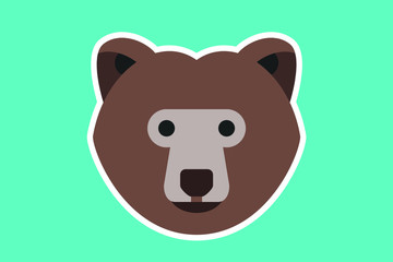  Illustration Vector of animal flat design vector Perfect for T Shirt design,logo,sticker