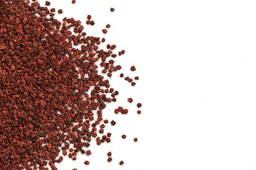 sugar beet seeds, beetroot seeds on a white background,