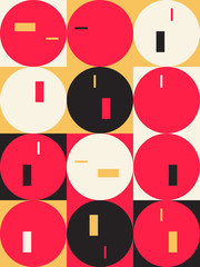 Deconstructed Abstract Vector Pattern Design