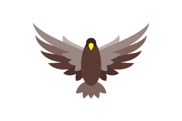 Obraz premium Illustration Vector of animal flat design vector Perfect for T Shirt design,logo,sticker