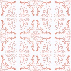 Fototapeta premium seamless pattern with flowers and leaves