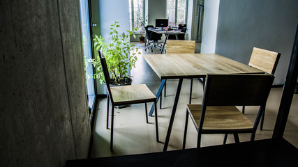 dining room with table and chairs