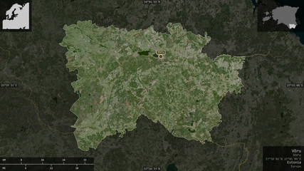 Võru, Estonia - composition. Satellite