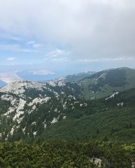 Fototapeta na wymiar Velebit mountain landscape