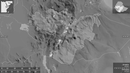 Oromia, Ethiopia - composition. Grayscale © Yarr65