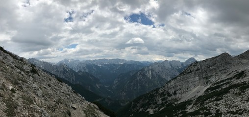 Fototapeta na wymiar Julian Alps landscape