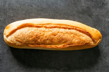 French bread. French baguettes. 