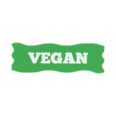 icon vegan, for vegan food.