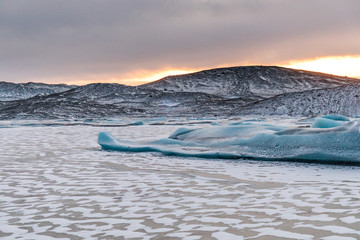 lodowiec © kolorowekadry