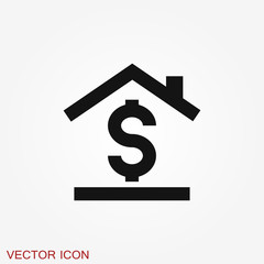 Investments icon. Graph growth graphics vector icon isolated on background