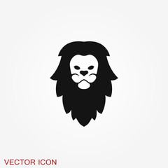Lion vector icon. Key ideas is business, design, branding