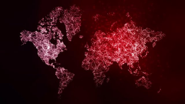 Background of virus evolution spread pandemic epidemic alert warning world global Europe Italy China Coronavirus drug vaccine medical technology innovation laboratory research image furnished by NASA