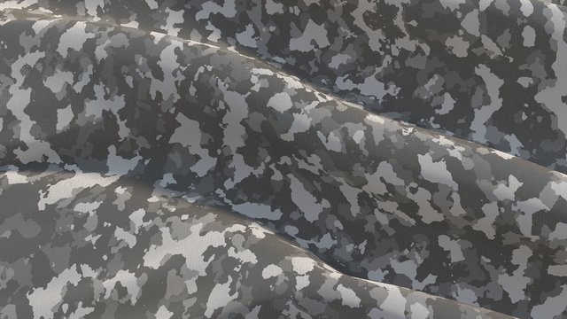 Military war khaki background camouflage fabric texture 3D illustration.