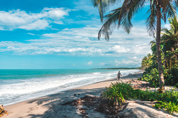 tropical beach in Colombia