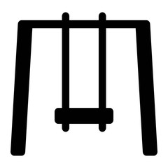 Swing symbol on white background