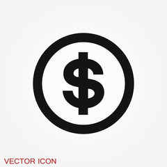 Money icon. Universal money icon to use in web and mobile UI