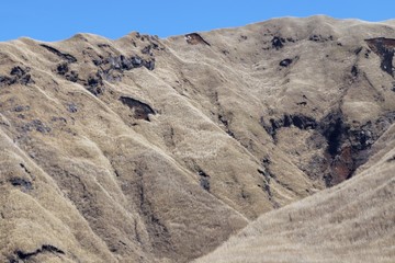 阿蘇　冬のおかまど山
