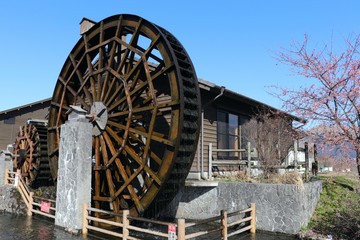 Fototapeta na wymiar 南阿蘇村の水車小屋