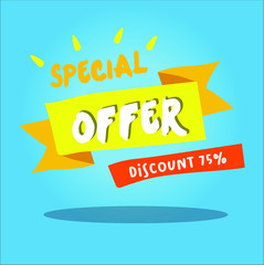 Special Offer badges simple design