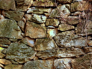 Old stone wall as a background