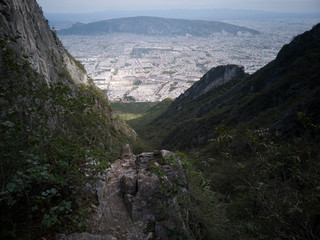 monterrey visto desde el cerro de las mitras