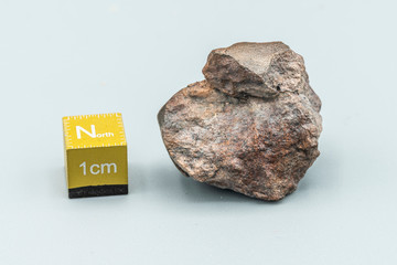 Chondrite Meteorite L6W2 Type isolated, piece of rock formed as an asteroid in the universe at...