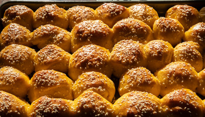fresh-baked yeast rolls