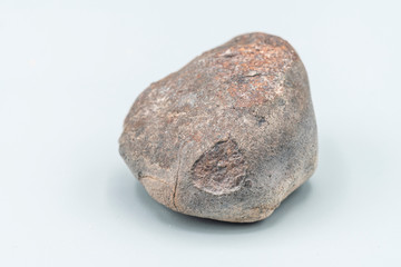 Chondrite Meteorite L6W2 Type isolated, piece of rock formed as an asteroid in the universe at during Solar System creation. The meteorite comes from an asteroid fall impacting Earth at Atacama Desert