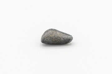 Black magnetic Atacaimite Tektite Meteorite isolated, a rock formed in a big meteorite collision at...