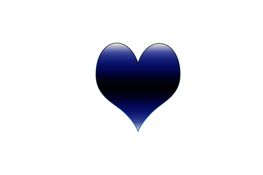 Herz Blau 