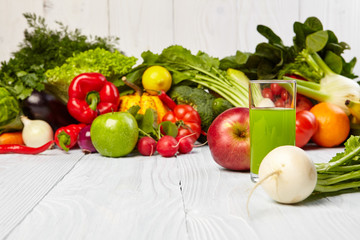 healthy vegetable juices for refreshment and as an antioxidant
