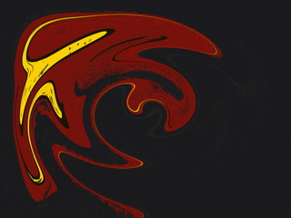 Abstract circling simple graphic illustration for web design